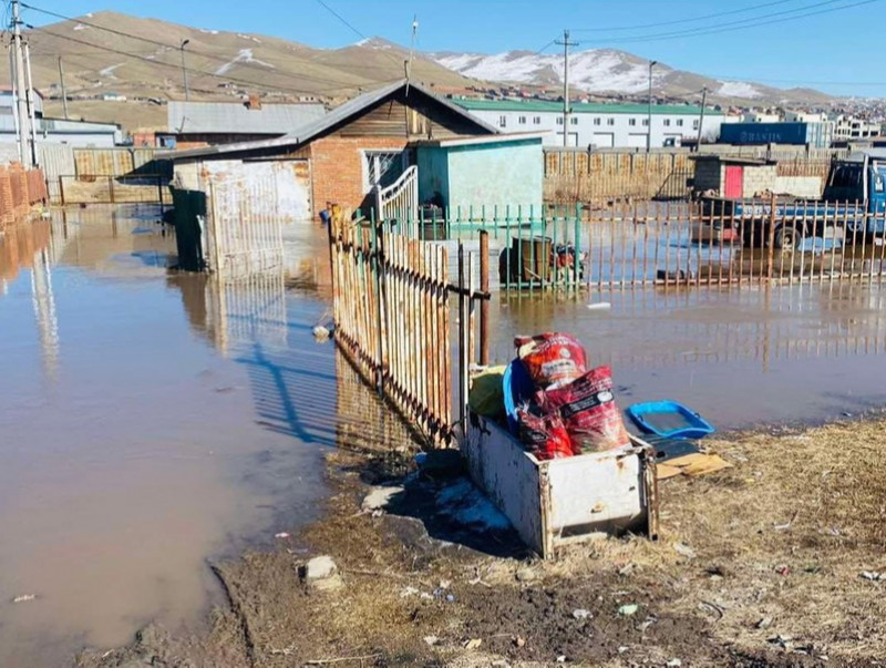 Сургууль, орон сууцны зоорийн давхар, айл өрхүүд шар усны үерт автжээ